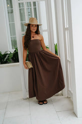 Millie Maxi Dress-Chocolate