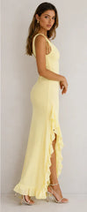 Lemon Solstice Maxi Dress