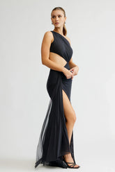 Zaniah Dress - Charcoal