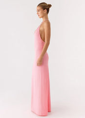 Jianna Knit Maxi Dress - Pink