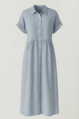 Ladies' Elegant Midi Dress With Pockets