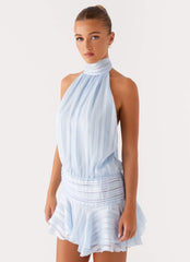 Sofia Chiffon Mini Dress