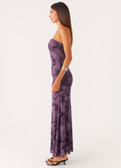 Alexandrite Midi Dress - Purple