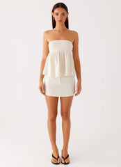Cassie Tube Top - Oat