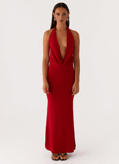 Dedicated Maxi Dress - Red