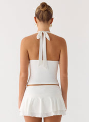 Illuminate Mini Skort - White