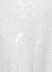 Latanya Sequin Maxi Dress - White