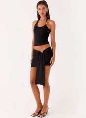 Lucent Mini Skirt - Black