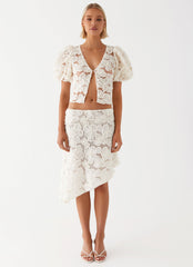 Orchid Breeze Top - Ivory