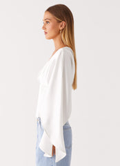 Jennifer Long Sleeve Corset - Ivory