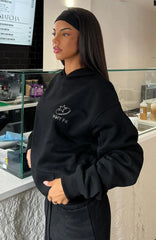 Always Shining Oversized Hoodie Black