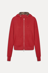 Weekend Zip Up Hoodie - Strawberry Red