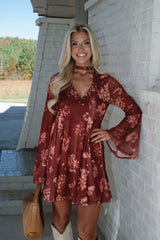 Porter Dress-Cinnamon
