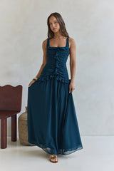 Shoreline Luxe Maxi Dress Green