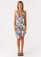Colt Mini Dress - Bluewood Blossom
