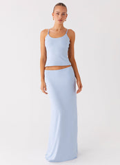 Garrix Bead Cami Top - Baby Blue