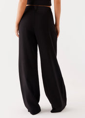 Midnight City Suit Pants - Black