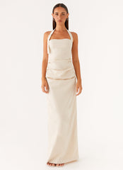 Rumour Has It Maxi Dress - Oatmeal