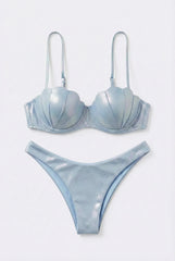 Shiny Mermaid Seashell Bikini